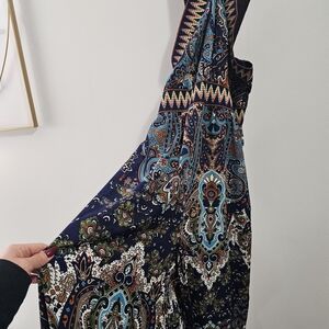 Bohemian Paisley Maxi Dress